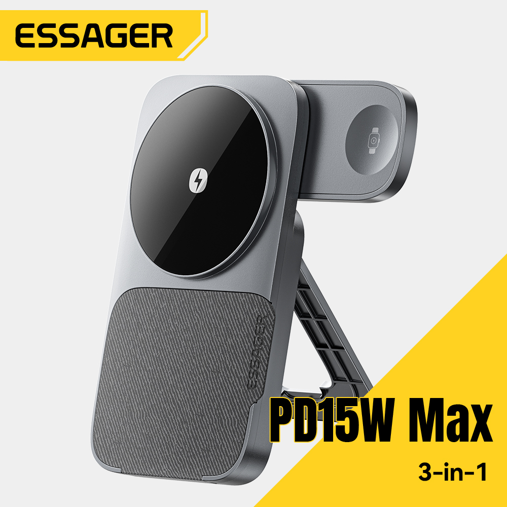 Smartwatch Ac - Essager 3 في 1 حامل شاحن