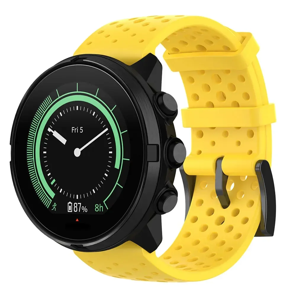 حزام سيليكون 24 ملم لساعة SUUN - مراجعة Fossil Smartwatch Accessories وسعره