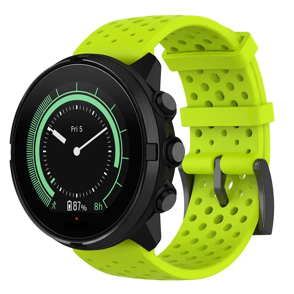 حزام سيليكون 24 ملم لساعة SUUN - مراجعة Fossil Smartwatch Accessories وسعره