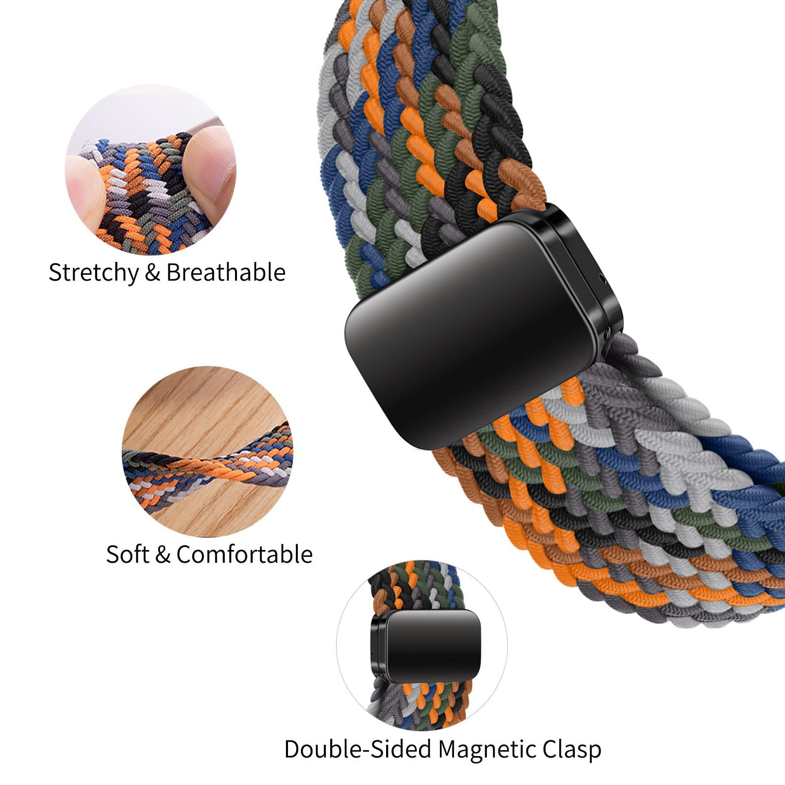 حزام رياضي مضفر لساعة Redmi Wa - مراجعة Solo Loop Strap وسعره
