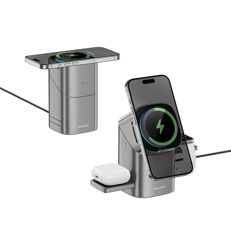شاحن لاسلكي متعدد الوظائف 3 في - مراجعة Smartwatch Ac وسعره