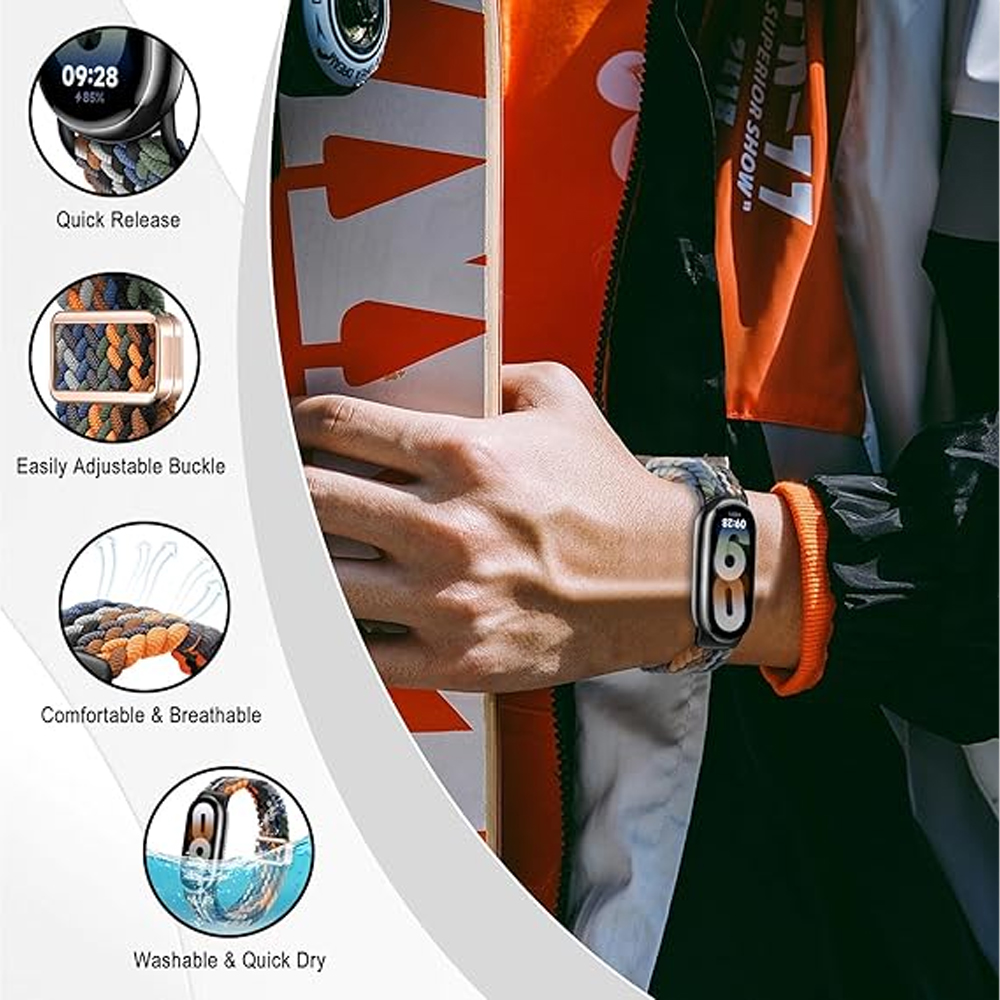 الأشرطة ل Xiaomi Mi Band 10 9  - مراجعة Solo Loop Strap وسعره