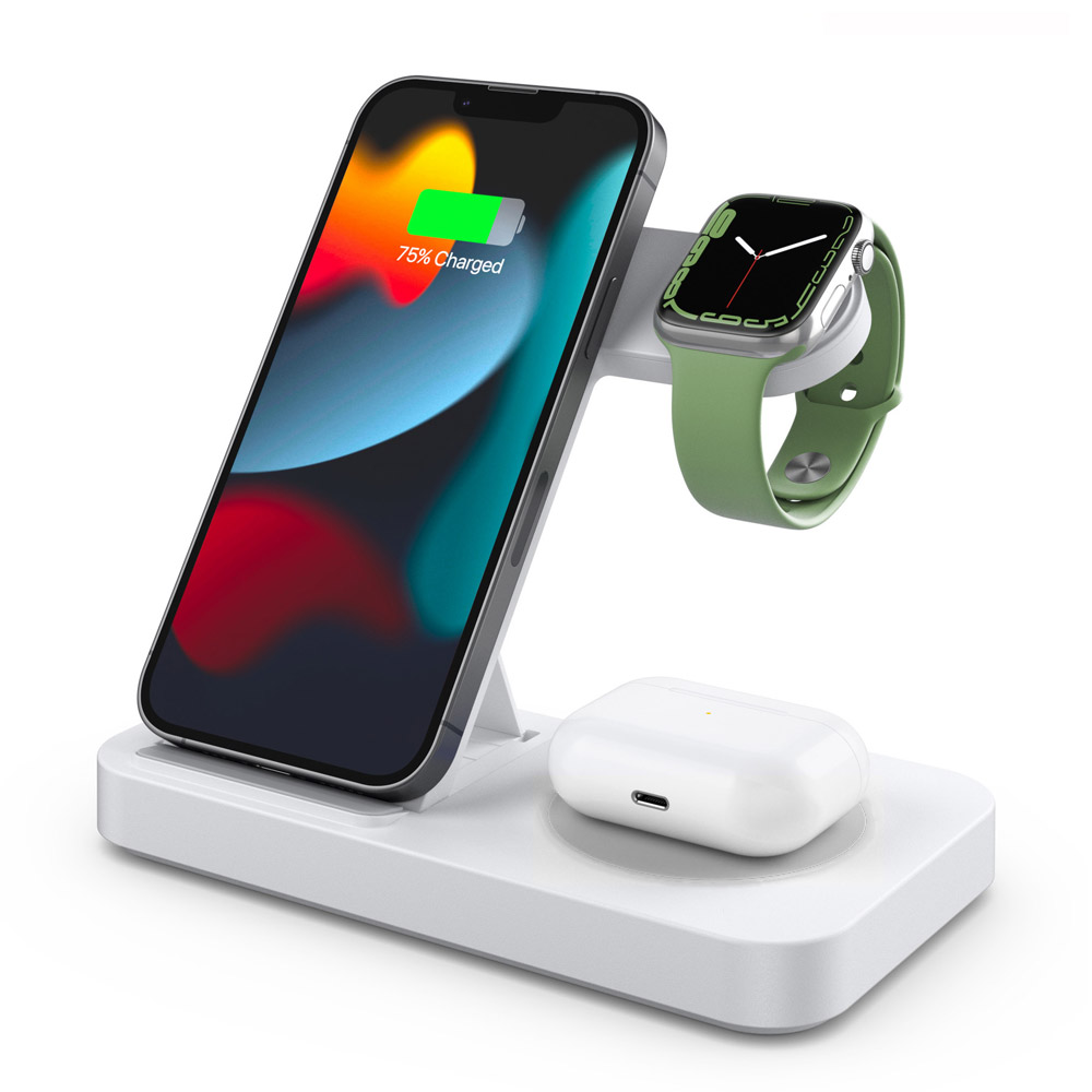 قاعدة شحن لاسلكية للسفر 4 في 1 - مراجعة Smartwatch Ac وسعره