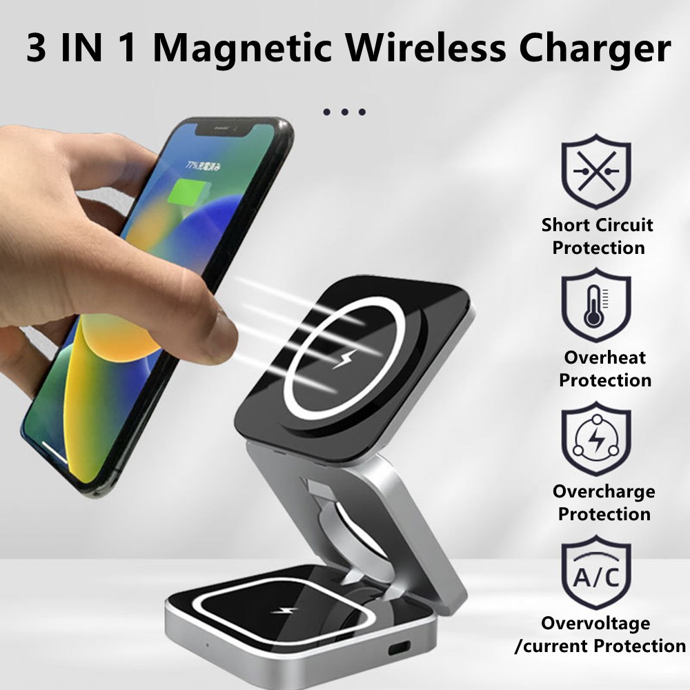 محطة شاحن لاسلكية مغناطيسية قا - مراجعة Smartwatch Ac وسعره
